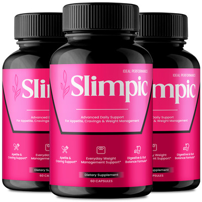 Slimpic Capsules, Official Slimpic Supplement Pills - Maximum Strength (3 Pack)