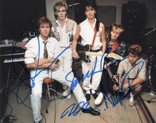 Duran Duran x4 Simon Le Bon Roger John Taylor Nick Rhodes Signed 8x10 Photo COA