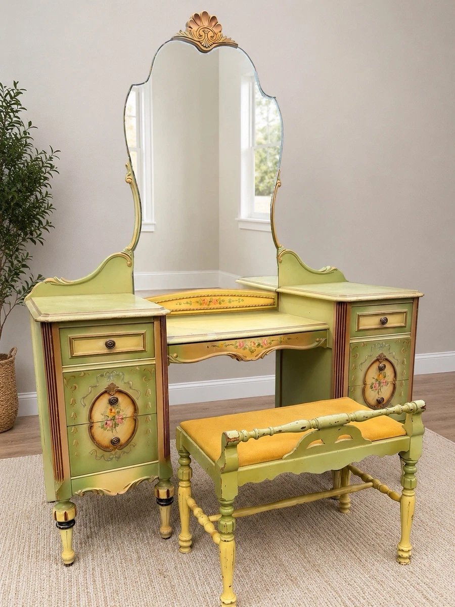 retro vintage dressing table Vintage Dressing table with mirror