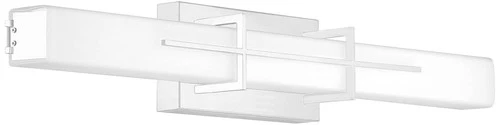 Quoizel Gemini 28 1/4" Wide Polished Chrome LED Bath Light - Picture 3 of 5