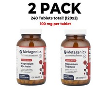 Metagenics, Magnesium Glycinate, 2 PACK, 100 ...