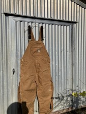 Carhartt 2xlg Insulated Overalls Great Lightly Used Preowned Condition. 2xlshort