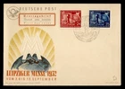 DR WHO 1952 GERMANY DDR FDC LEIPZIG FAIR COMBO R56708