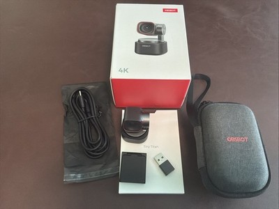 OBSBOT Tiny3 4k AI-Powered PTZ Webcam