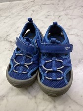 OshKosh Boy's Sandal 9 M Everplay Flexible Outsole Bump Toe Blue Sandal