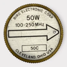 Bird Electronics Corp 50W Meter Element 100-250MHz - USED - 90 Day Warranty -