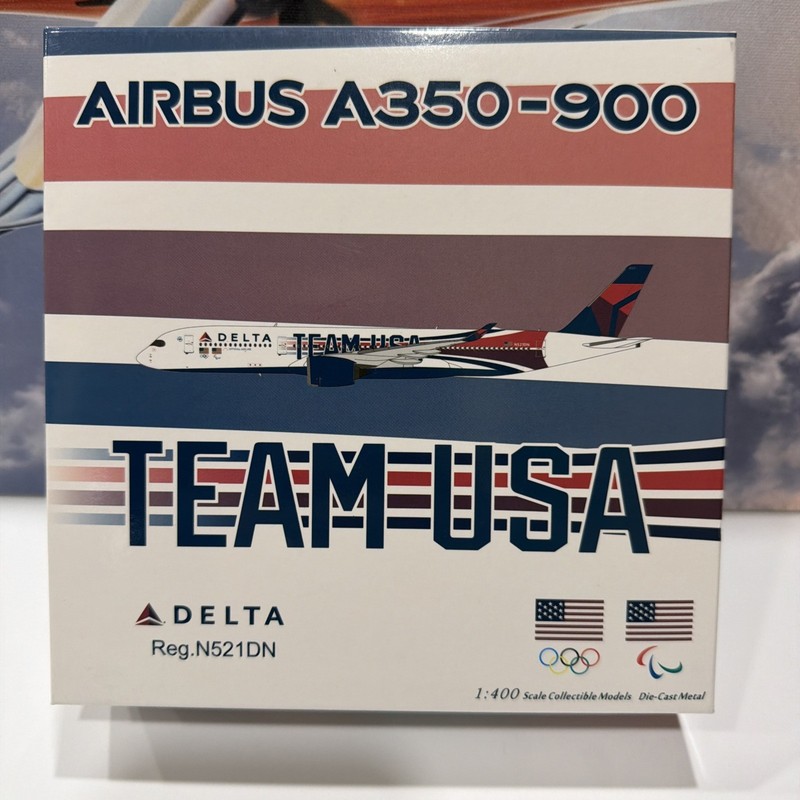 1:400 NG Models Delta Air Lines A350-900 N521DN Airplane Model
