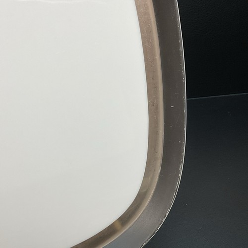 Set Of 4 Quadrille Sango Black Satin (7017) Square Salad Plates Made In Japan - Picture 8 of 9