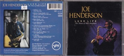 Joe Henderson   Lush Life (The Music Of Billy Strayhorn) CD Verve Records