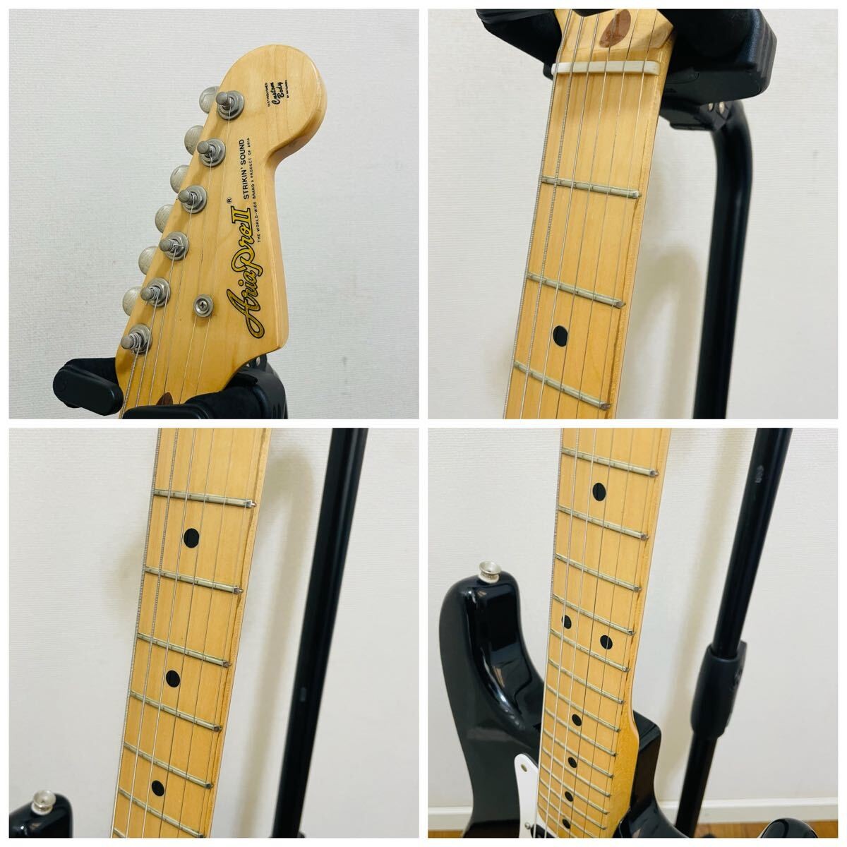 Aria Pro II Matsumoku Electric Guitar with Sound Issues No