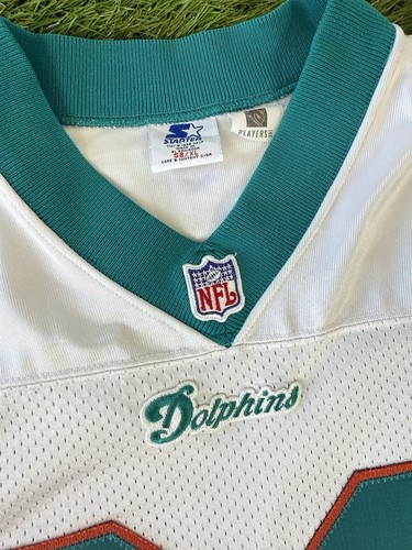 Camiseta 52 de los Miami Dolphins Karim Abdul-Jabbar Vintage Auténtica Starter 1997-8 NFL - Imagen 7 de 10