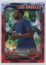 2024-25 Topps Chrome Sapphire Edition Red 5/5 Norman Powell #176 1j8b