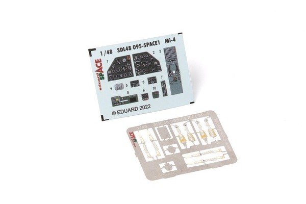 Eduard Accessories 3DL48095 - 1:48 Mi-4 Space For Trumpeter - Neu-image