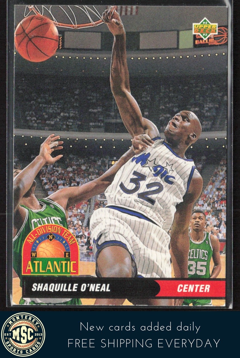 Shaquille O'Neal 1992-93 Upper Deck All-Division Team #AD1 Orlando Magic
