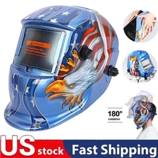 Solar Welder Helmet True Color Auto-Darkening Welding Helmet ARC TIG MIG Weld