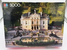 NUOVO puzzle vintage 1989 MB Magnum 3000 pezzi castello Linderhof Germania Ovest NOS