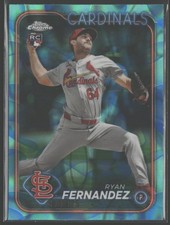 2024 Topps Chrome Update Ryan Fernandez Aqua / Blue Lava Lamp Refractors #/175