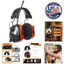 Lightweight Digital AM/FM Radio Earmuffs with Superior Hearing Protection - 30dB