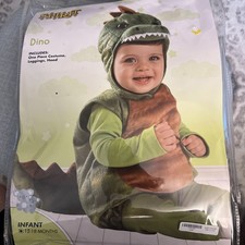 Spirit Halloween Infant Child Dino Costume Size 12-18 months Clean