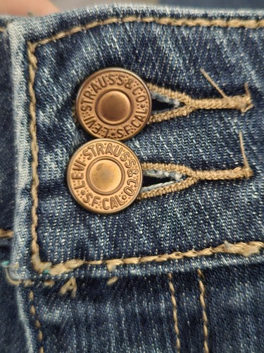 Levi's 526 Slender Boot Cut Jeans Size 8 Medium - Picture 5 of 11