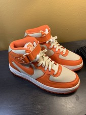 Nike Air Force 1 Mid '07 LX Safety Orange Team Gold FB2036-700 Mens 8.5