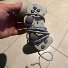 Original Sony Playstation 1 PS1 PSOne Dualshock Analog Controller SCPH-110 WORKS