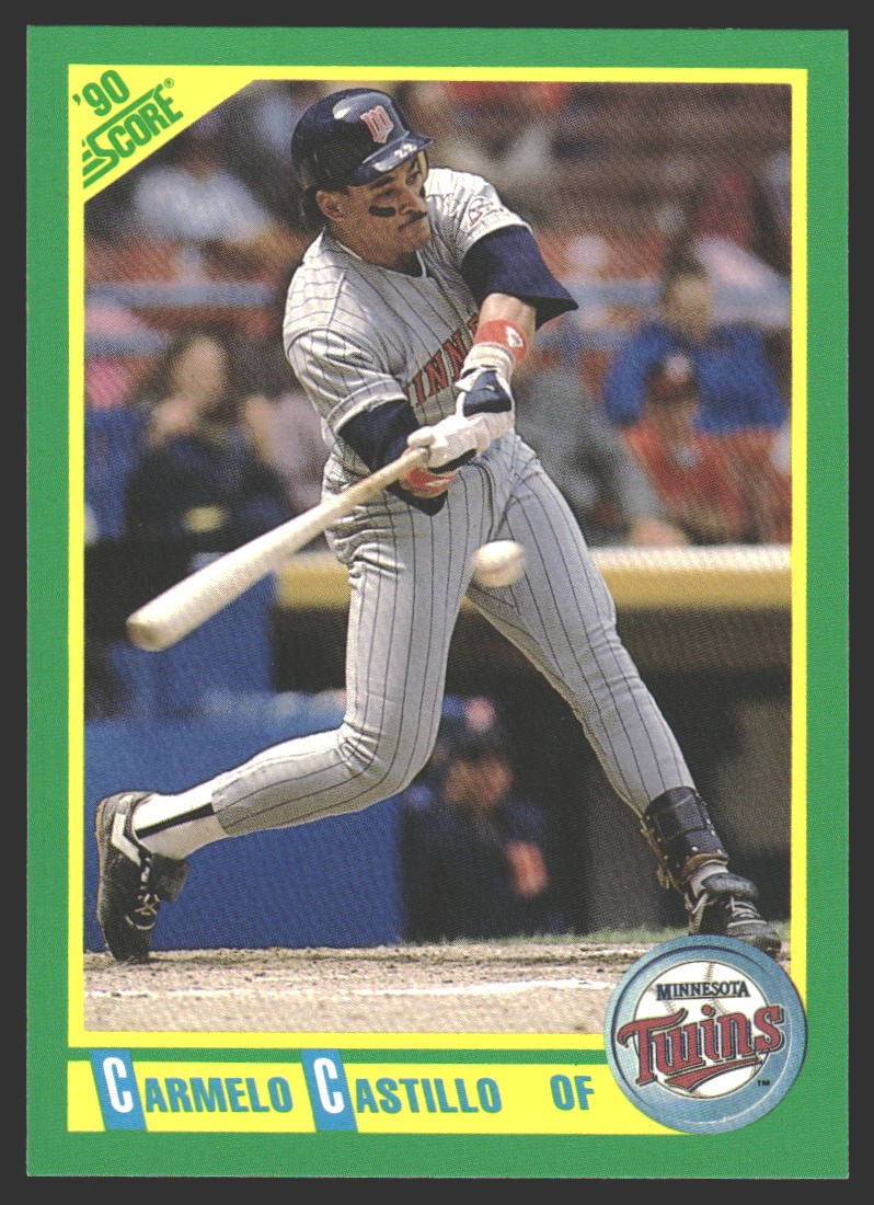 Carmelo Castillo #123 1990 Score Minnesota Twins