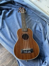 Vintage Ukulele Ranch Suprano Engraved Wood UK 21