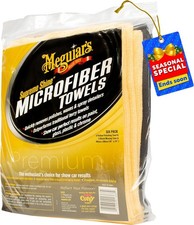 Meguiars Supreme Shine Microfiber Towels For 6 Towels Yellow