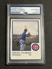 RAFAEL PALMEIRO 1986 PROCARDS PITTSFIELD CUBS SIGNED AUTOGRAPHED RC CARD PSA/DNA