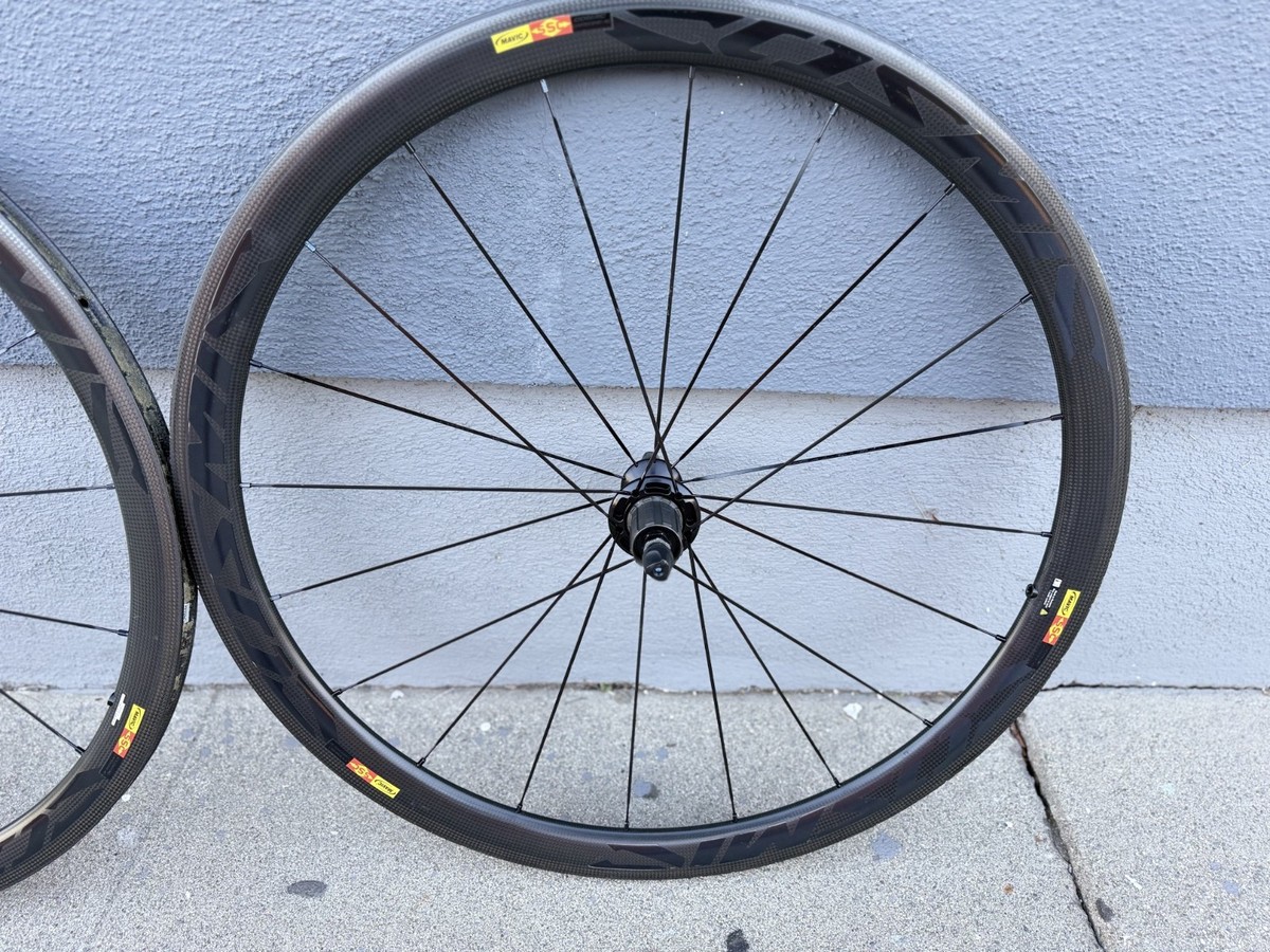 Mavic Cosmic Carbone 40 TUBULAR Wheelset (Great Condition) | eBay