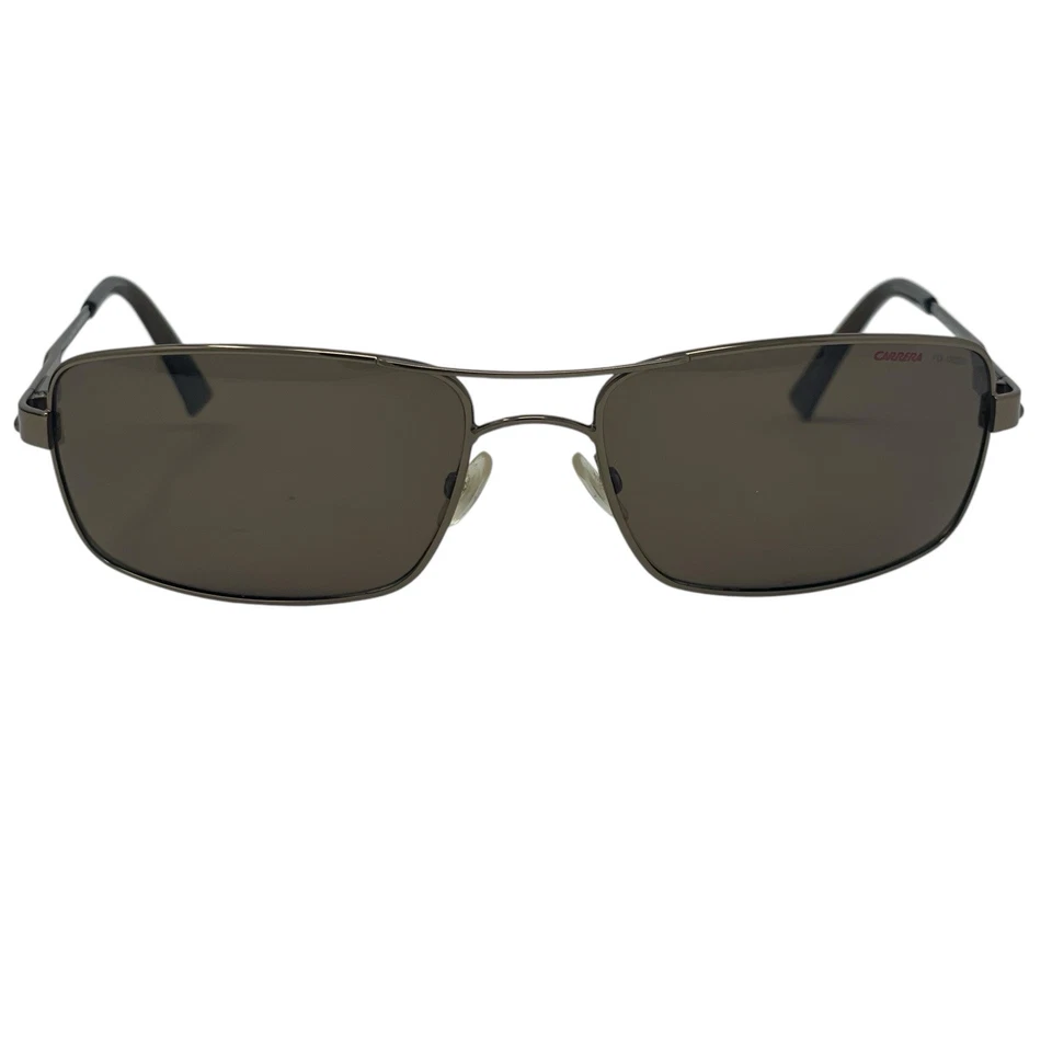 Gafas de sol polarizadas ámbar con marco de alambre Carrera con estuche italiano Foto 2 de 4