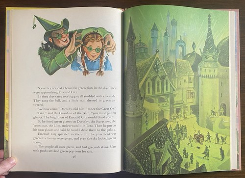 The Wizard Of Oz By Allen Chaffee, Anton Loeb, Vintage 1950 Hardcover - Foto 8 di 11