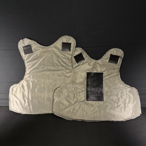 Lifeline Bulletproof Armor Size XL Ballistic Level 2 II w/ Trauma Plate 