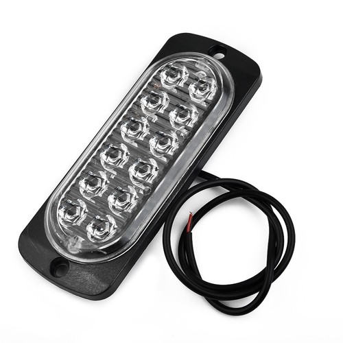 2X Rear Red Fog 12 Led Lamp Light 12v~24v For Truck Car Van Bus Cab New Parts - Picture 10 of 12