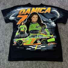 Danica Patrick #7 NASCAR Graphic T-Shirt All Over Print 2012 XL