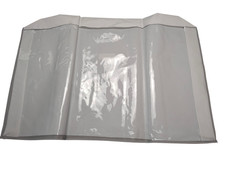 The Perfect Dust Cover White VINYL Cover WITH CLEAR FRONT for 32" Lcd Monitor