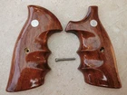 COMBAT GRIPS FOR S&W N FRAME SQ BUTT M 25, 27, 28, 57, 29 FINGER GROOVE # RANDOM