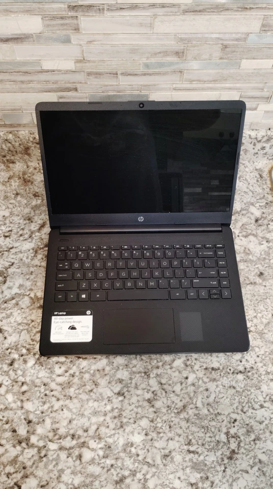 HP Stream 14" HD Laptop- Black - Image 2 of 3