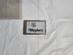 Megahertz Fax Modem With XJack PCMCIA Card