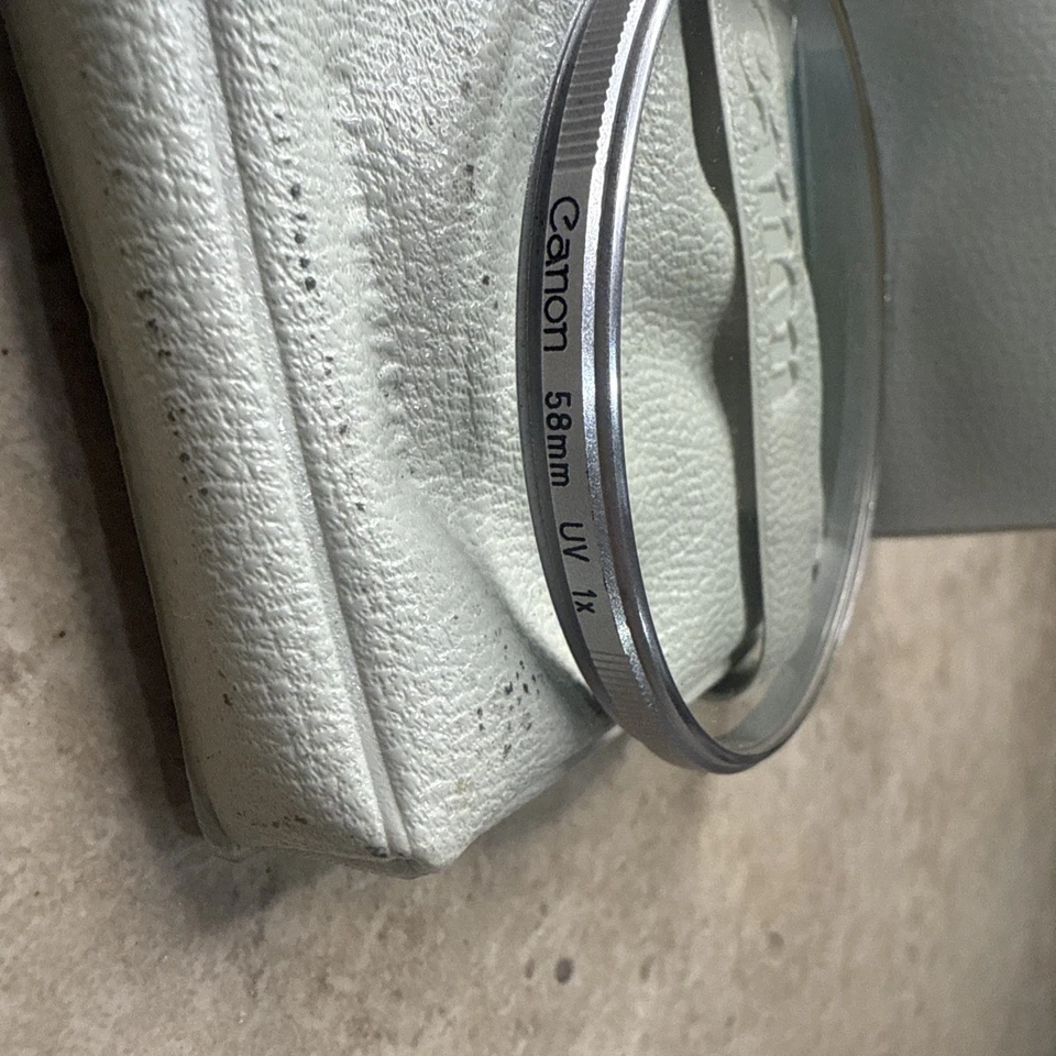 Vintage Canon 58mm UV 1x Chrome Filter - Image 3 of 4