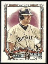 Larry Walker 2025 Topps Allen & Ginter High # #335 Colorado Rockies