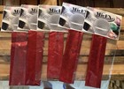 MicFX Crystal Slip-On Series Microphone Sleeves Red Lot of 5 — photo 3