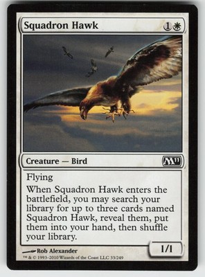 Squadron Hawk Magic 2011 (M11) 33 C LP MTG