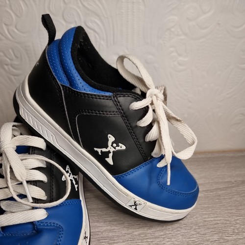 Sidewalk Sports Heelys Blau Schwarz Unisex Größe 1 UK EU 33 Wheelie Sneaker - Bild 7 von 9