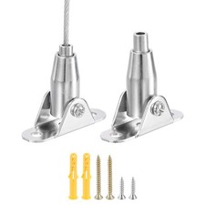 Furniture Anchors 2 Packs , Stainless Steel Furniture Anchors, Silver