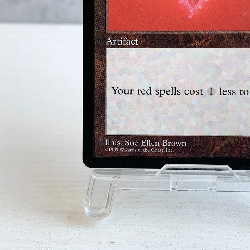 MTG Ruby Medallion Tempest Rare Artifact Old Frame Red Spell Cost Reduction - Image 4 of 4