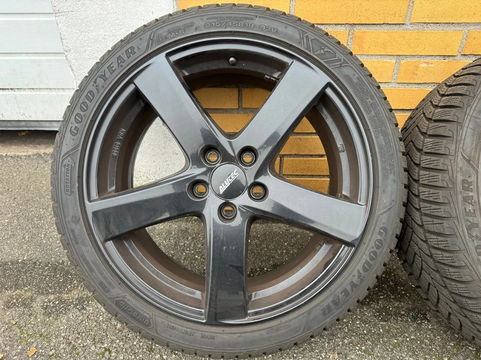 Winterkompletträder für VW Scoda 5x112 7,5x18 ET 45 ABE KBA51558 Alutec DOT 4621 - Bild 2 von 4