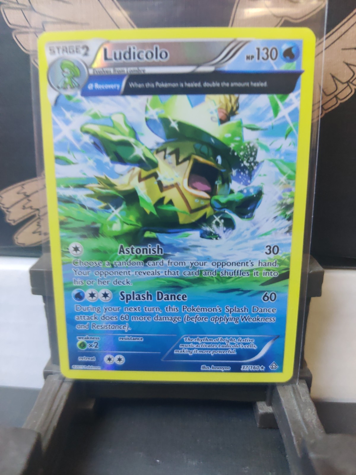 Ludicolo 37/160 Reverse Holo Rare XY Primal Clash Pokémon Card