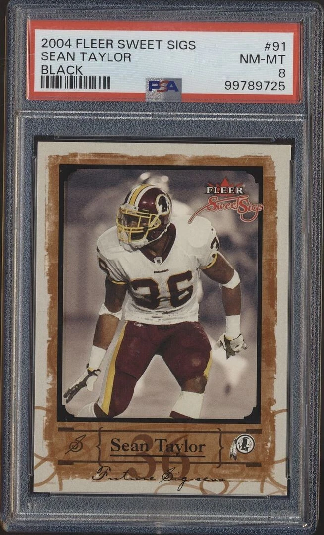 Sean Taylor Fleer Sweet Sigs #91 Black